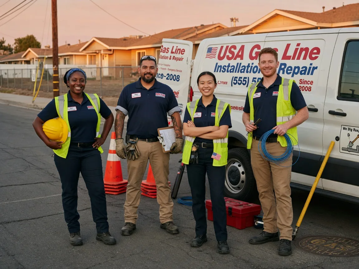 Gas Line Installation company in Arrowsmith, IL